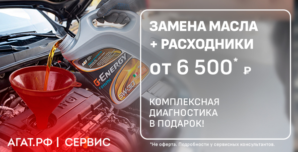Замена масла и бесплатная диагностика от 6500 рублей в АГАТ.РФ | Сервис.